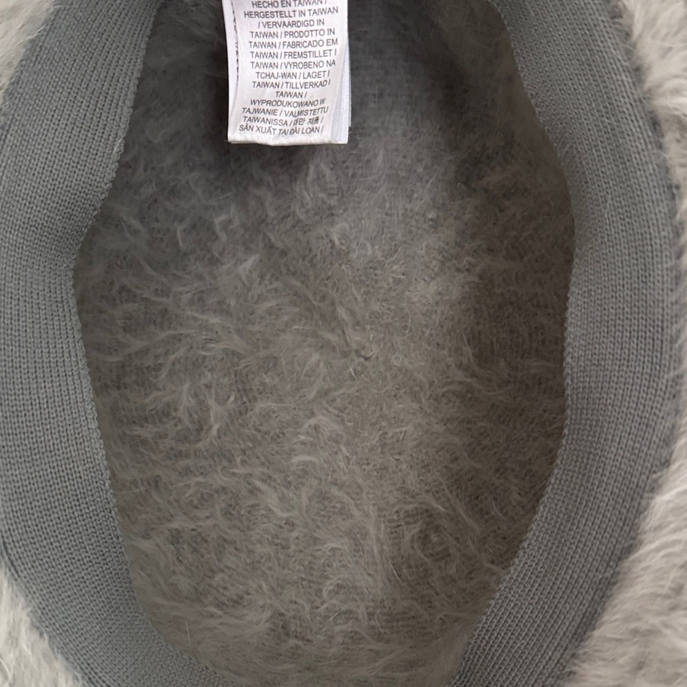 Kangol Soft Gray Furry Bucket Hat - Picture 6 of 10